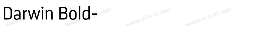 Darwin Bold字体转换